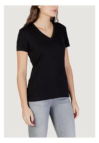 Armani Exchange T-Shirt XW002330 AF10356 UC001 Czarny Regular Fit. Kolor: czarny. Materiał: bawełna #4