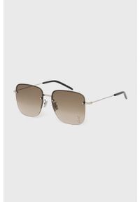 SAINT LAURENT - Saint Laurent okulary przeciwsłoneczne damskie kolor srebrny. Kolor: srebrny #6