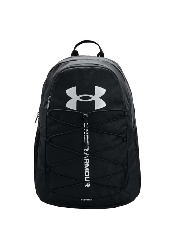 Plecak, Under Armour Hustle Sport Backpack 1364181-001, pojemność: 26 L. Kolor: czarny. Styl: sportowy