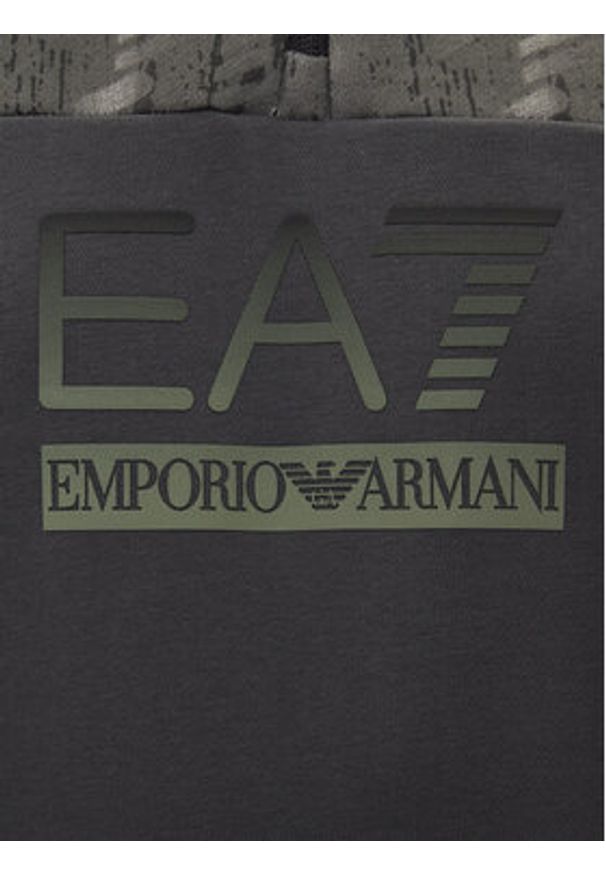 EA7 Emporio Armani Bluza 7M001131 AF16549 U8117 Szary Regular Fit. Kolor: szary. Materiał: bawełna