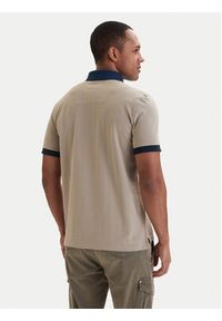 Aeronautica Militare Polo 261PO1908UP00191 Beżowy Slim Fit. Typ kołnierza: polo. Kolor: beżowy. Materiał: bawełna #2