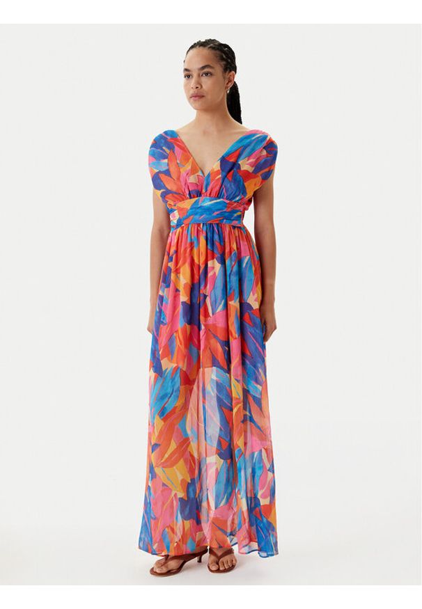 Morgan Sukienka letnia 251-RUPIL.F Kolorowy Loose Fit. Materiał: syntetyk. Wzór: kolorowy. Sezon: lato