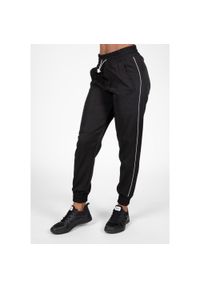 GORILLA WEAR - Spodnie fitness damskie Gorilla Wear Pasadena Woven Pants. Kolor: czarny. Sport: fitness