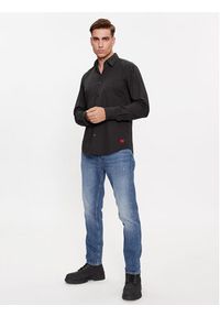 Hugo Koszula Ermo 50500216 Czarny Slim Fit. Kolor: czarny. Materiał: bawełna #5