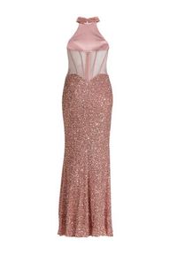 Hey Kyla Sukienka wieczorowa 5AJ006HK Różowy Slim Fit. Kolor: różowy. Materiał: syntetyk. Styl: wizytowy