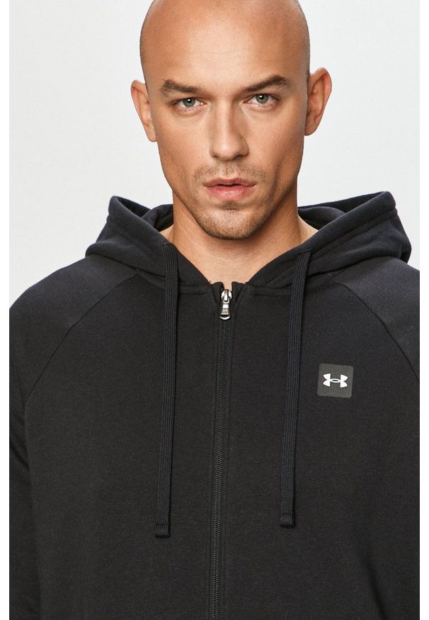 Under Armour - Bluza 1357111.001. Okazja: na co dzień. Typ kołnierza: kaptur. Kolor: czarny. Styl: casual