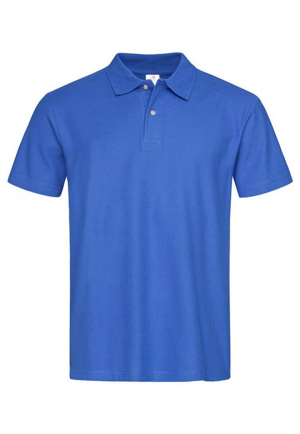 Niebieski t-shirt Stedman z krótkim rękawem, krótki