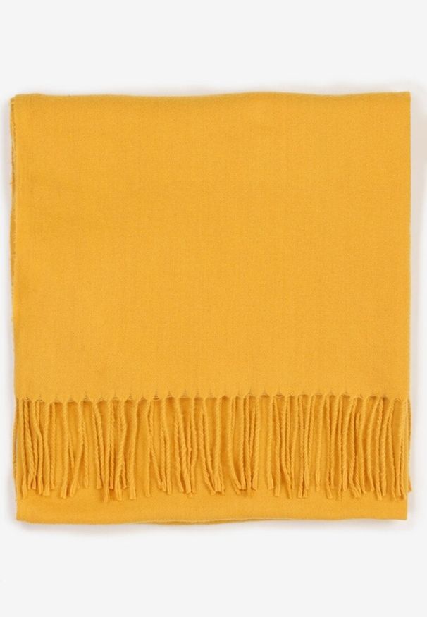 Born2be - Żółty Szalik Inglidyr. Kolor: żółty. Styl: elegancki