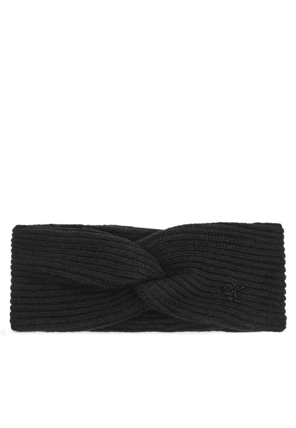 Calvin Klein Opaska materiałowa LV04F8039G Czarny. Kolor: czarny. Materiał: wełna