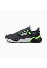 Puma Retaliate 3, buty sportowe, Black-Green Moon-Green (37947826).. Kolor: szary, czarny, wielokolorowy. Materiał: materiał, guma. Sport: bieganie #1