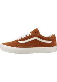 Tenisówki Vans Model Old Skool Kolor Brązowy. Kolor: brązowy. Materiał: tkanina, skóra