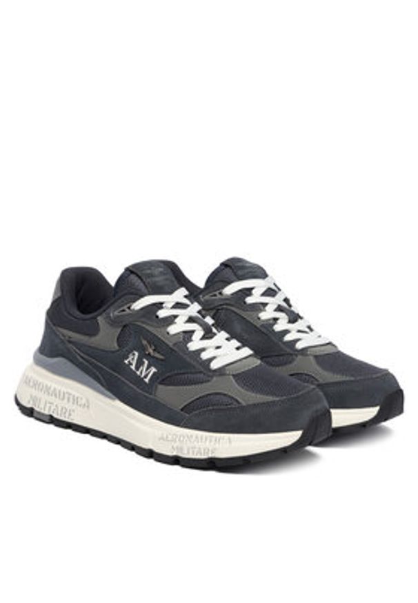 Aeronautica Militare Sneakersy 252SC0318UCT04248 Granatowy. Kolor: niebieski. Materiał: materiał