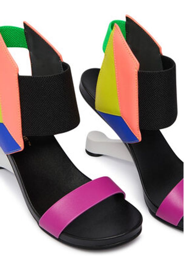 United Nude Sandały Eamz 3D 1098996816 Kolorowy. Materiał: skóra. Wzór: kolorowy