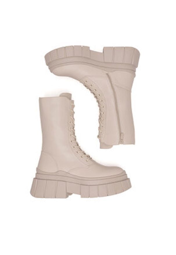 DeeZee Trapery HY305-21 Beżowy. Kolor: beżowy. Materiał: materiał