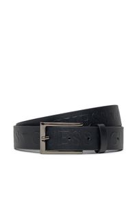 Guess Pasek Męski Not Coordinated Belts BM7804 P4130 Czarny. Kolor: czarny. Materiał: skóra