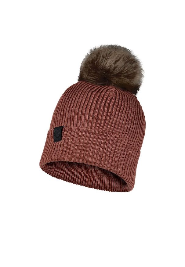 Czapka Buff Lifestyle Adult Knitted Hat 120832.341.10.00 - brązowa. Kolor: brązowy. Materiał: materiał, futro, akryl. Sezon: zima. Styl: klasyczny
