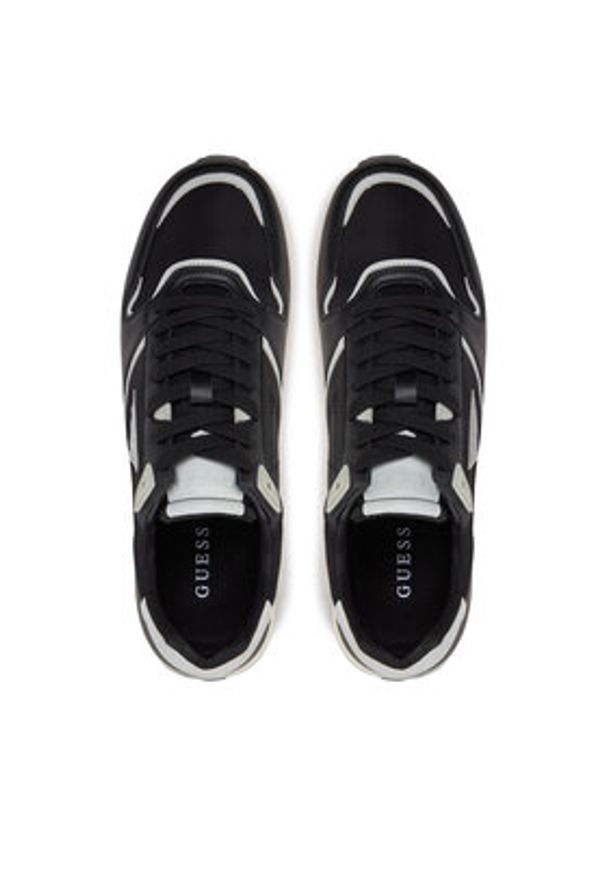 Guess Sneakersy FMJISL FAL12 Czarny. Kolor: czarny. Materiał: skóra