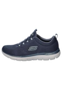 skechers - Buty do chodzenia męskie Skechers Summits Louvin. Zapięcie: sznurówki. Kolor: niebieski. Materiał: guma. Szerokość cholewki: normalna. Sport: turystyka piesza #2