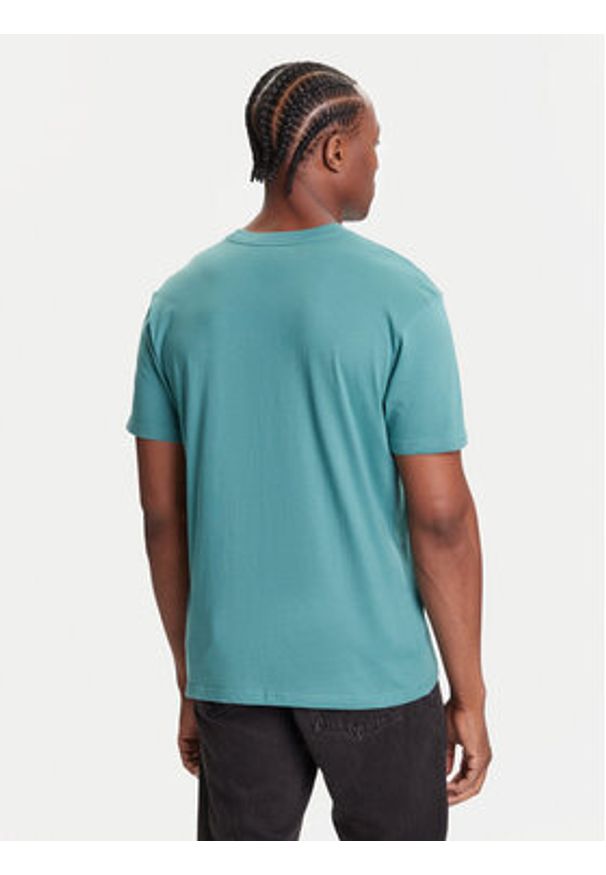 Quiksilver T-Shirt EQYZT08174 Zielony Regular Fit. Kolor: zielony. Materiał: bawełna