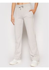 Juicy Couture Spodnie dresowe Delray JCCB221003 Szary Regular Fit. Kolor: szary. Materiał: bawełna, dresówka