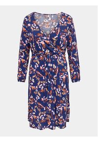ONLY Carmakoma Sukienka codzienna 15284918 Niebieski Regular Fit. Okazja: na co dzień. Kolor: niebieski. Materiał: wiskoza. Typ sukienki: proste. Styl: casual #3