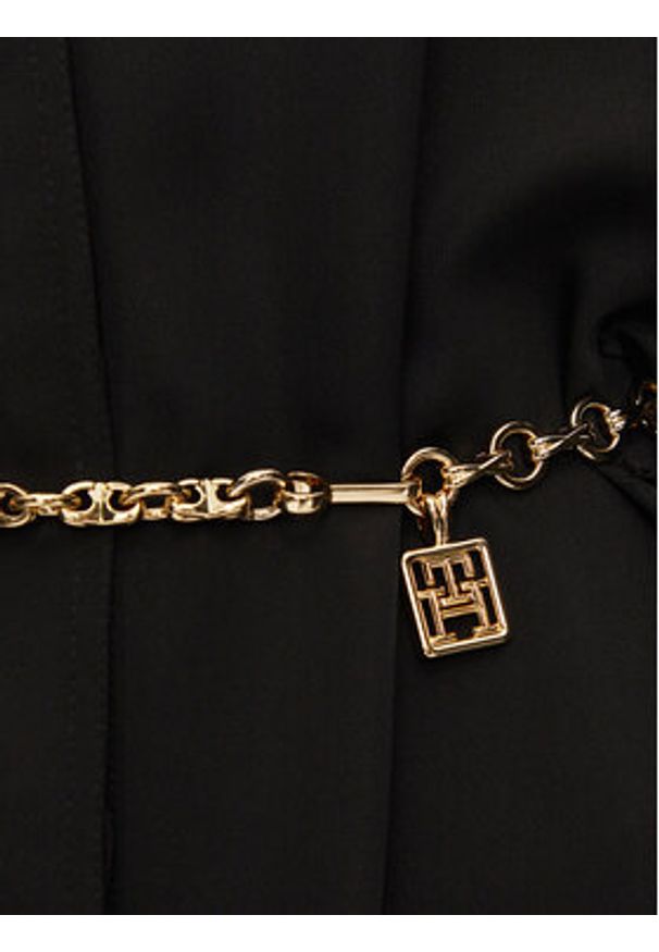 TOMMY HILFIGER - Tommy Hilfiger Pasek Damski Th Luxe Chain AW0AW16598 Złoty. Kolor: złoty