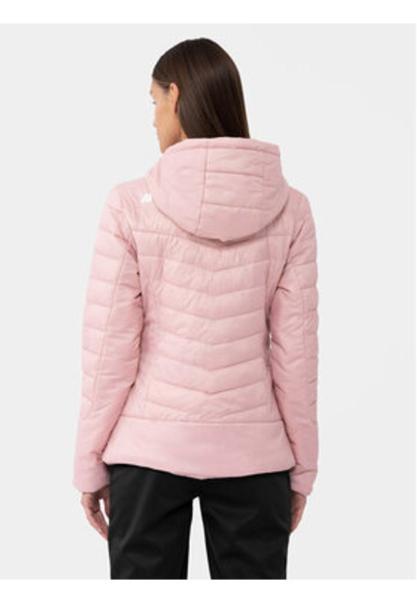 4f - 4F Kurtka outdoor 4FAW23TDJAF279 Różowy Slim Fit. Kolor: różowy. Materiał: syntetyk. Sport: outdoor
