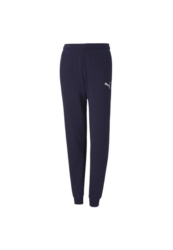 Puma - Spodnie Do Joggingu Dziecięce Team Goal. Kolor: niebieski. Sport: bieganie