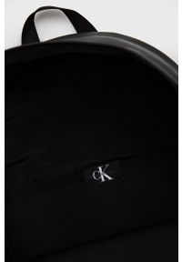 Calvin Klein Jeans plecak męski kolor czarny duży gładki. Kolor: czarny. Wzór: gładki #3