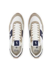 Polo Ralph Lauren Sneakersy Train 89 Pp 809940305002 Beżowy. Kolor: beżowy. Materiał: skóra, zamsz #4