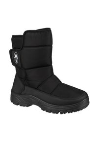 Śniegowce turystyczne męskie wysokie Aulp WHERO ocieplane wodoodporne. Kolor: czarny. Materiał: syntetyk. Szerokość cholewki: normalna. Sezon: zima #1