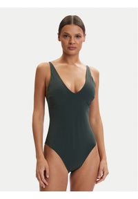 Calvin Klein Swimwear Strój kąpielowy LV00Q61105 Zielony. Kolor: zielony. Materiał: syntetyk #1