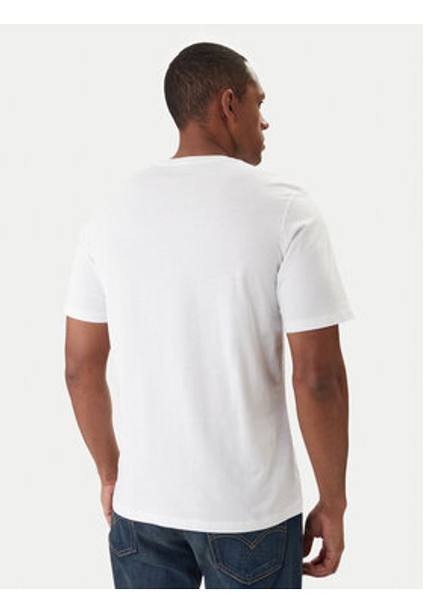 Jack & Jones T-Shirt Organic Basic 12156101 Biały Slim Fit. Kolor: biały. Materiał: bawełna