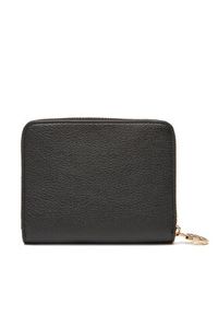 TOMMY HILFIGER - Tommy Hilfiger Mały Portfel Damski Th Distinct Med Za AW0AW17473 Czarny. Kolor: czarny. Materiał: skóra