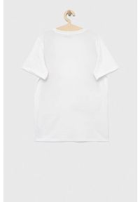 Calvin Klein Underwear piżama bawełniana dziecięca kolor granatowy z nadrukiem. Kolor: niebieski. Materiał: bawełna. Długość: krótkie. Wzór: nadruk #5