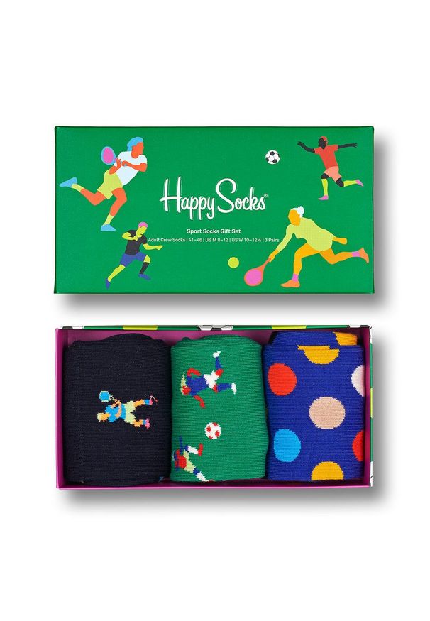 Happy-Socks - Happy Socks Skarpetki (3-Pack) męskie