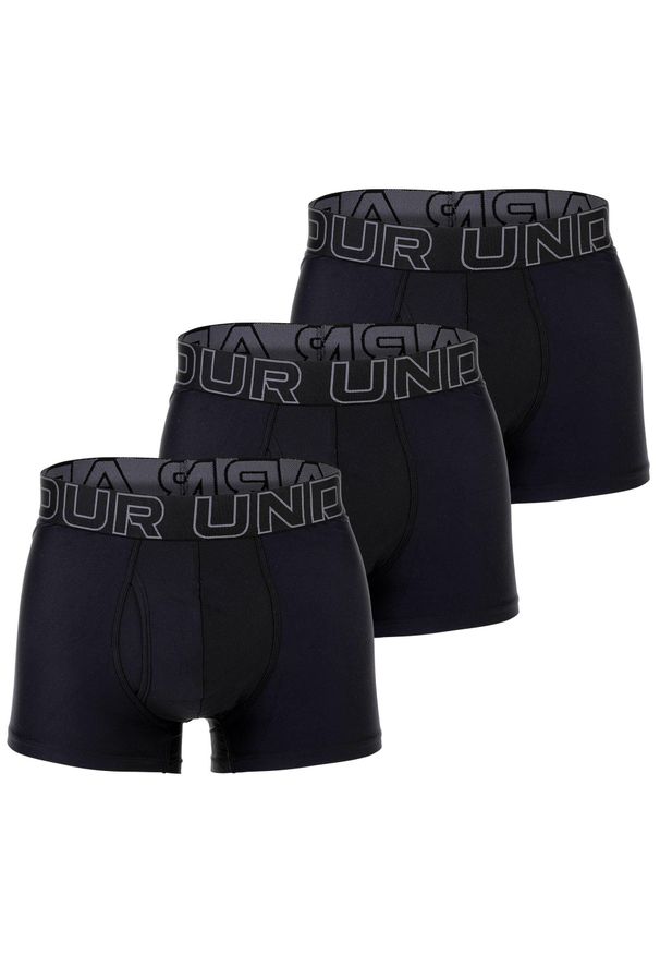 Bokserki termoaktywne Under Armour Performance Tech 3 in 3-Pack Boxerjock. Kolor: czarny