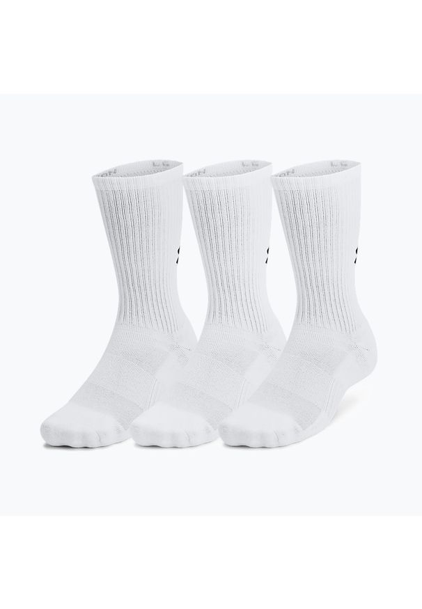 Skarpety Under Armour Training Cotton Crew 3. Kolor: biały. Sport: fitness