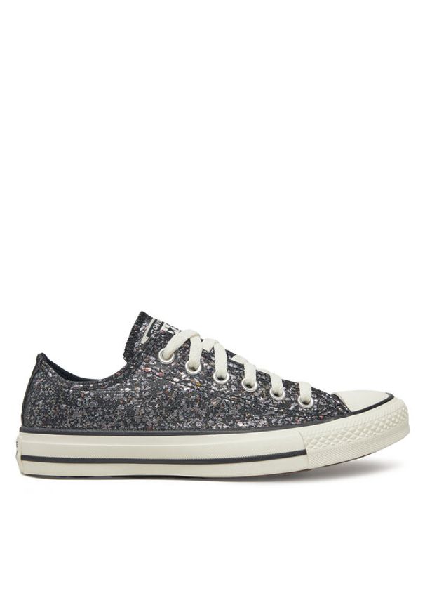 Converse Trampki Chuck Taylor All Star Glitter A11138C 001 Czarny. Kolor: czarny. Materiał: materiał