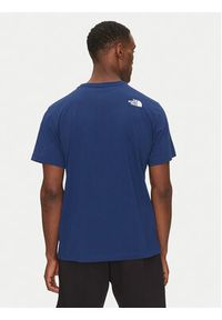 The North Face T-Shirt Mountain Line NF0A87NT Niebieski Regular Fit. Kolor: niebieski. Materiał: bawełna #3