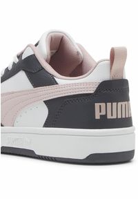 Puma - Buty do chodzenia męskie PUMA Rebound V6 Low. Kolor: biały, wielokolorowy, różowy, szary. Sport: turystyka piesza