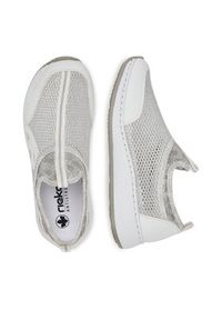 Rieker Sneakersy N5554-81 Biały. Kolor: biały. Materiał: materiał #7
