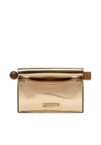 JACQUEMUS Torebka La Petite Pochette Rond C 24H241BA392-3134 Złoty. Kolor: złoty. Materiał: skórzane