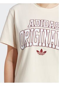 Adidas - adidas T-Shirt T-Shirt IC5981 Beżowy. Kolor: beżowy. Materiał: bawełna #6