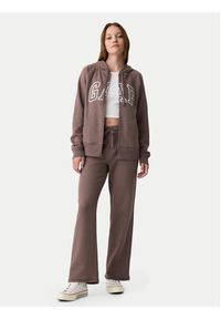 GAP - Gap Bluza 463503-49 Brązowy Regular Fit. Kolor: brązowy. Materiał: bawełna #5
