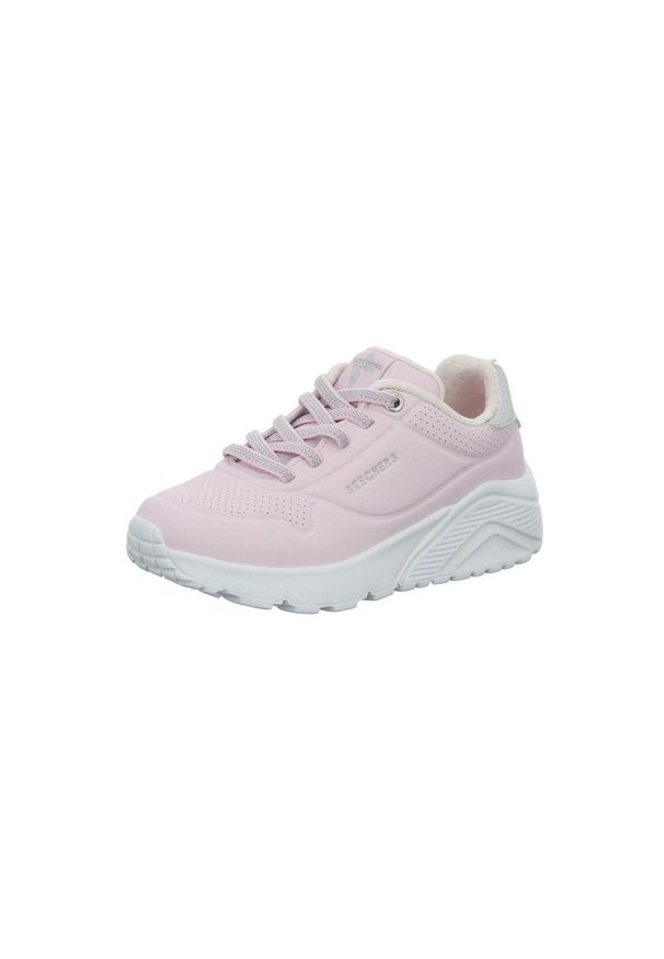 skechers - Buty SKECHERS UNO LITE-METALLIC MO Rose. Kolor: różowy. Materiał: tkanina, syntetyk