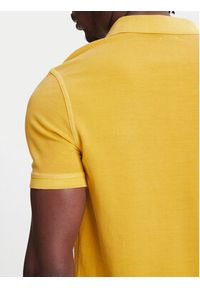 United Colors of Benetton - United Colors Of Benetton Polo 3089U302D Żółty Regular Fit. Typ kołnierza: polo. Kolor: żółty. Materiał: bawełna #3