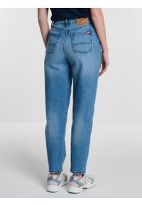 Big-Star - Jeansy damskie mom jeans z kolekcji Authentic niebieskie Silla 363. Stan: podwyższony. Kolor: niebieski. Styl: elegancki #6