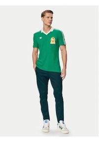 Adidas - adidas Koszulka techniczna Mexico Home Jersey 1986 JN3710 Zielony Slim Fit. Kolor: zielony. Materiał: bawełna #4