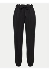 Deha Spodnie dresowe A00667 Czarny Regular Fit. Kolor: czarny. Materiał: lyocell #1